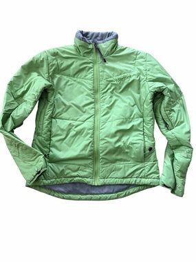 Marmot Lime Green Lightweight Spring Puffer Jacket M